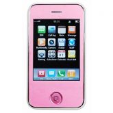 Celular MP7 Dual Chip Mini HiPhone - 1.3 Megapixels - Rosa